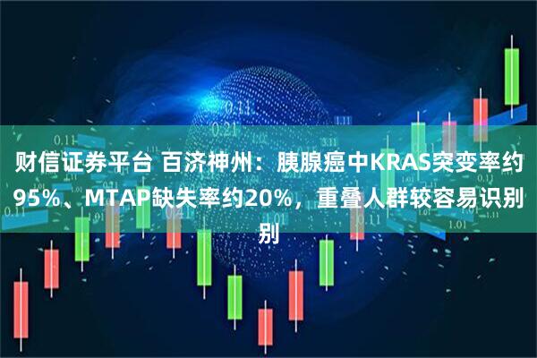 财信证券平台 百济神州：胰腺癌中KRAS突变率约95%、MTAP缺失率约20%，重叠人群较容易识别
